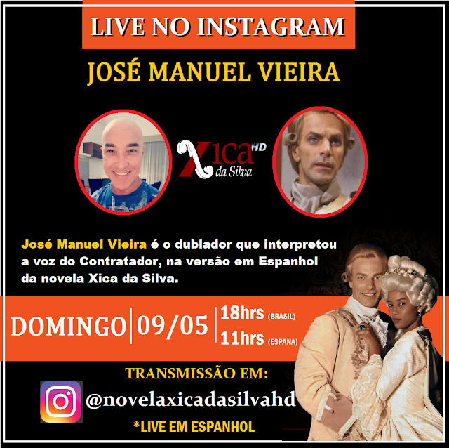 Live com João Manuel Vieira, dublador da voz de Victor Wagner (CONTRATADOR) em espanhol