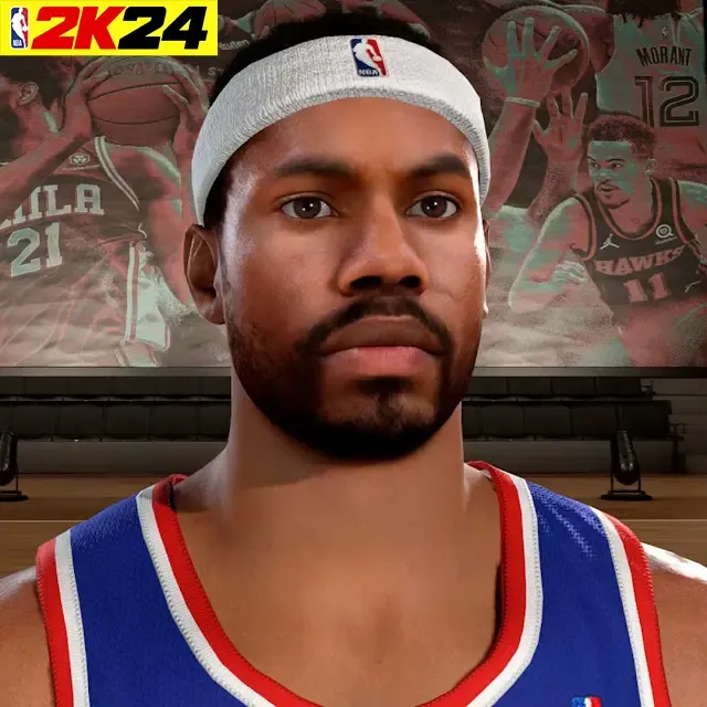 NBA 2K24 Rasheed Wallace Cyberface (Retro Legend)