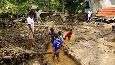 Tragedi Banjir Bandang di Nagari Barulak, 27 Rumah dan 2 Mushalla Terendam Lumpur 