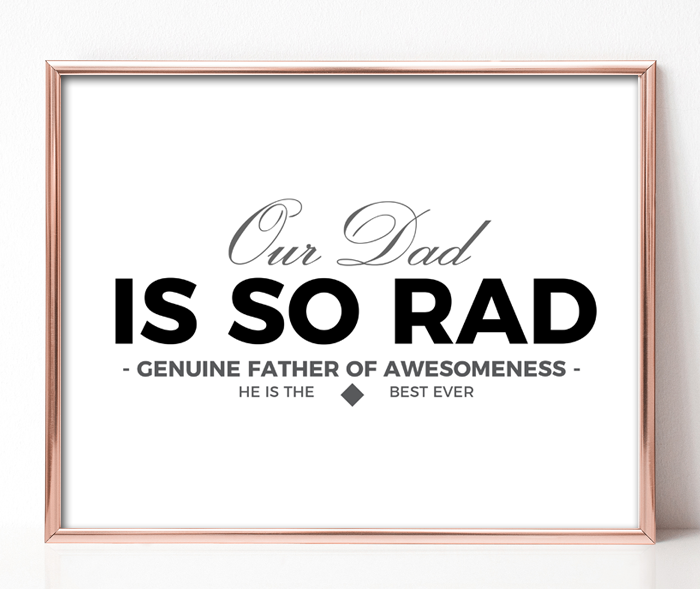 Vintage Father's Day Printables | These EIGHT retro-logo-style printables are perfect for all of the dads! Frame and gift.