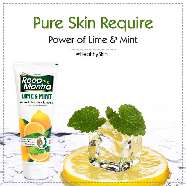 Make your skin healthy with Roop Mantra Lime & Mint Face Wash