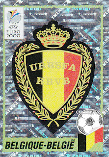 Belgium emblem Panini UEFA EURO 2000