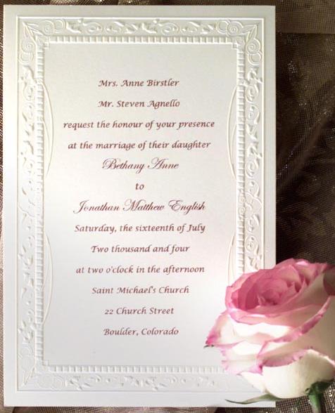 Prepare Wedding Dresses: Wedding Invitation Wording - A ...