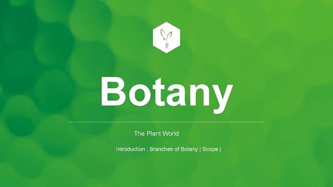 Introduction to Botany, PPT, PDF free download