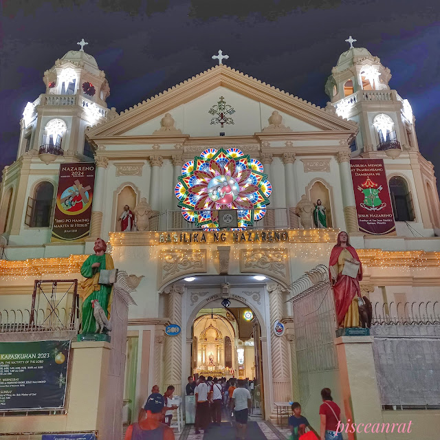 The Minor Basilica and National Shrine of Jesus Nazareno (Black Nazarene), popularly known as Quiapo Church and canonically as the Saint John the Baptist Parish,