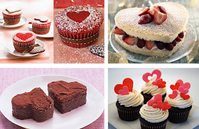 Postres y dulces para San Valentín con forma de corazón