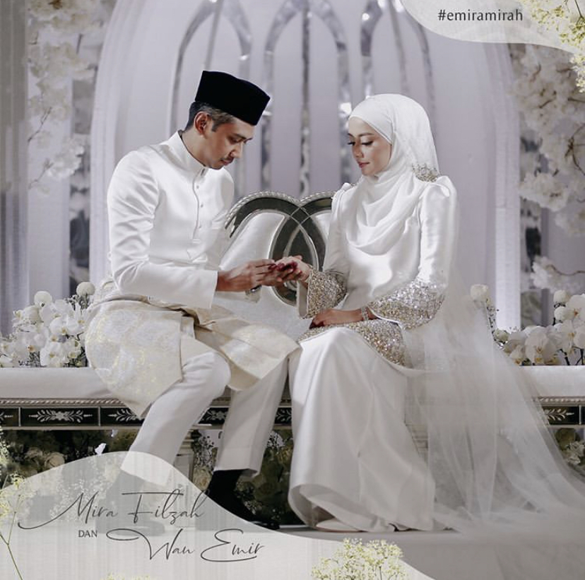  Gambar  Akad Nikah Mira Filzah VITAMIN WAWA PENGEDAR 