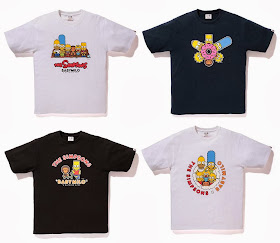 The Simpsons x A Bathing Ape Capsule Collection - The Simpsons & Baby Milo T-Shirts