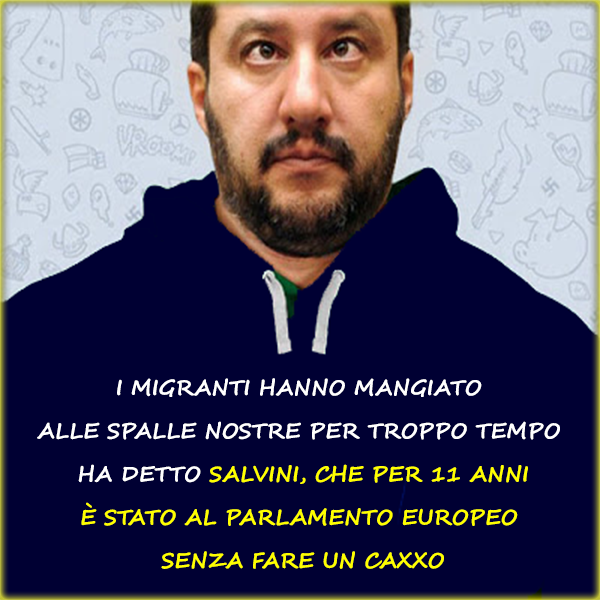 Salvini ha rubato lo stipendio al Parlamento Europeo