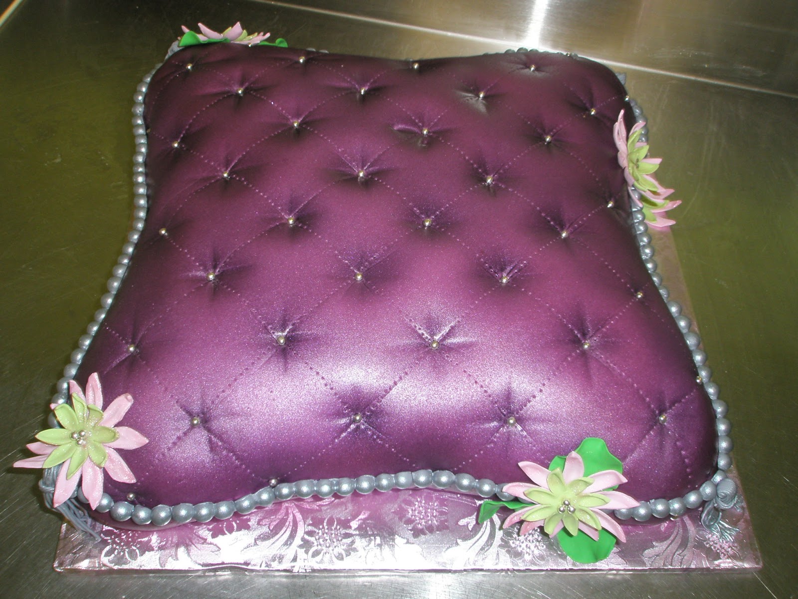 The ideas Pillow Cake Engineer:  cake pillow Purple Cake