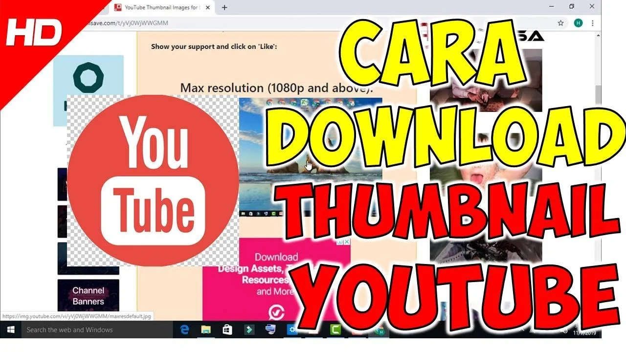 Cara Mendownload Thumbnail Video Youtube