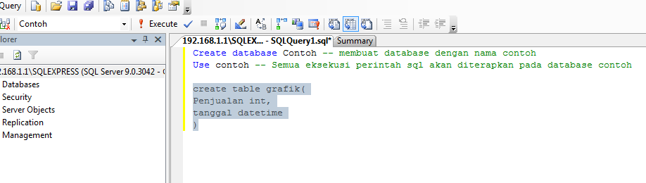 Visual Basic .Net Shared: Simple sql database and table in 