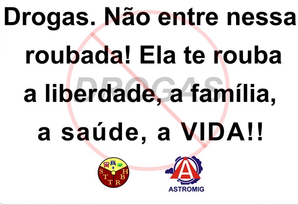 drogas uma roubada