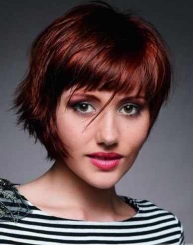 On Trend Short Choppy Layered Haircut 2014