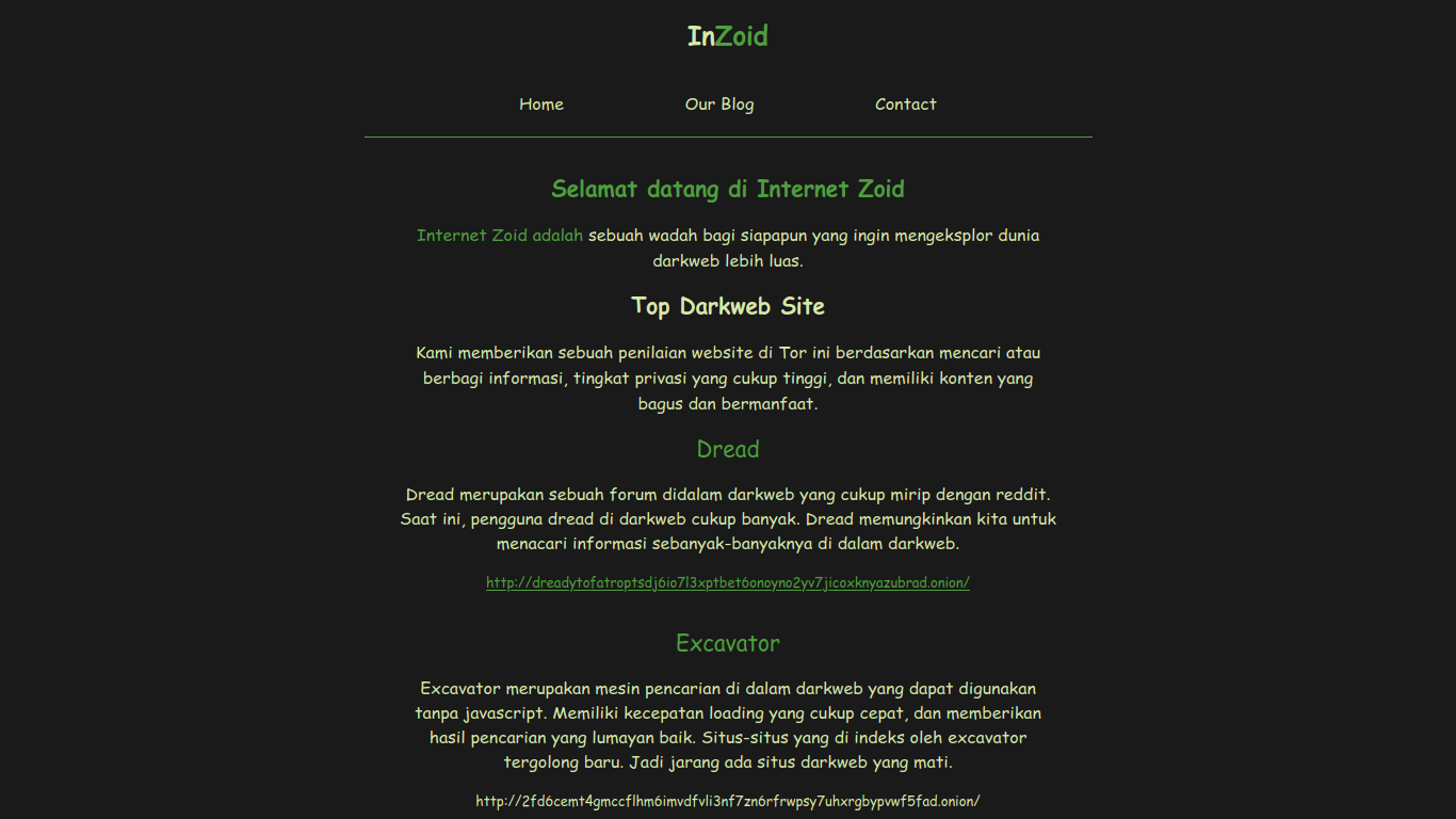 INZOID Indonesian Darkweb Community