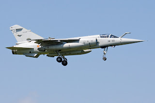 Exhibición de Mirage F-1M en Letur (Albacete).