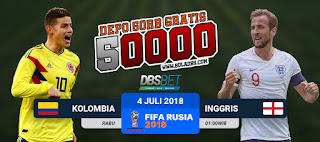 kolombia vs inggris piala dunia 4 juli 2018