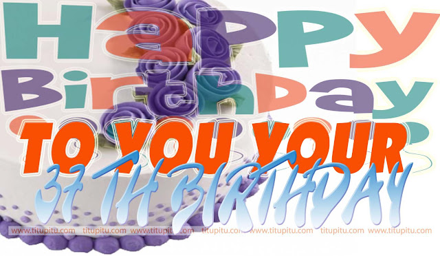 Cute-purple-cake-wallpaper-for-37th-birthday