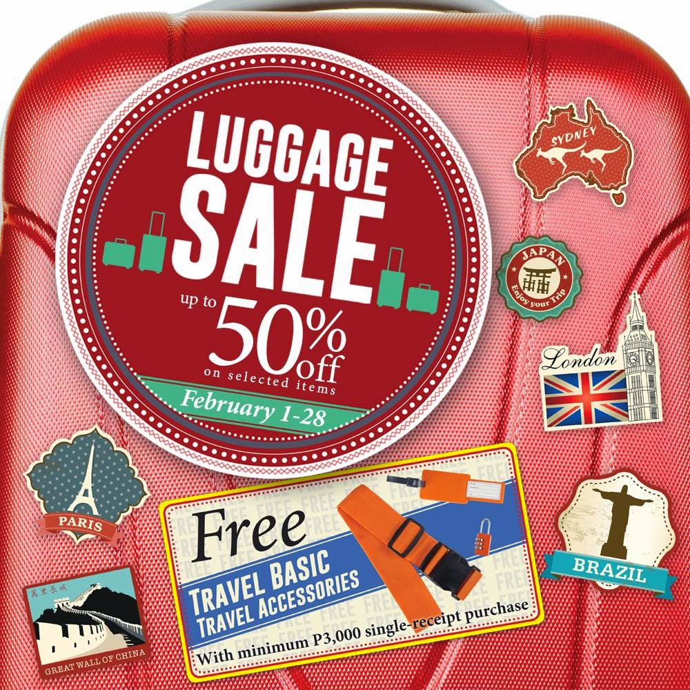 The SM Store Luggage Sale Feb2015