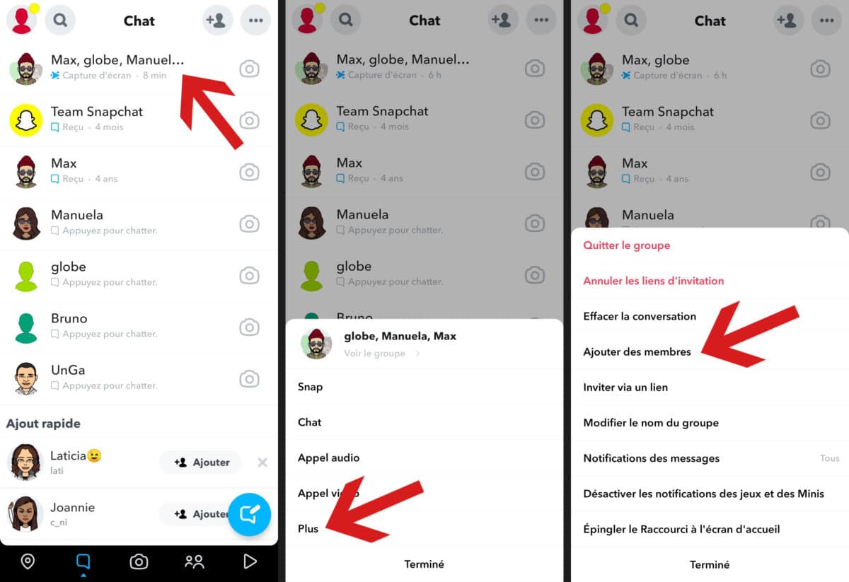 كيفية إنشاء مجموعة على Snapchat؟