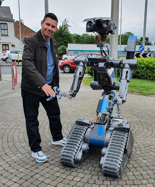 Johnny 5 from Short Circuit at the Totally Stockport Comic Con