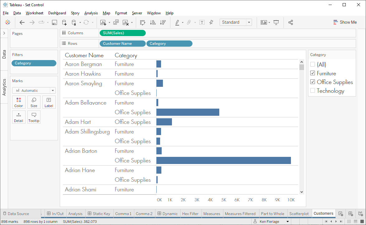 How to Do Better What-If Scenario Planning with Tableau Set Controls