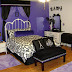 Stylish Girl Room Purple Black