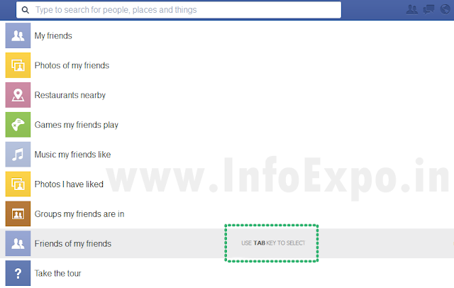 How to use Facebook Graph Search -- www.infoexpo.in