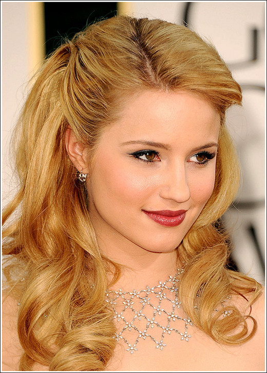 dianna agron glee 2011. Dianna Agron Golden Globes