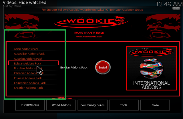 Wookie wizard help you install more best kodi addon from all over the world