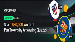 Poloniex Learn & Earn Quiz Answers Today Win Free Fan Tokens