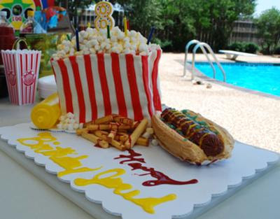 Popcorn Wedding Cakes