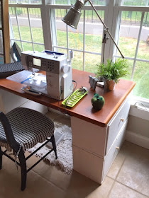 diy desk sewing table