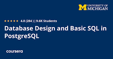 Best Coursra course to learn PostgreSQL