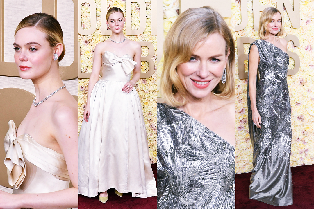 golden globes 2024 elle fanning Naomi watts