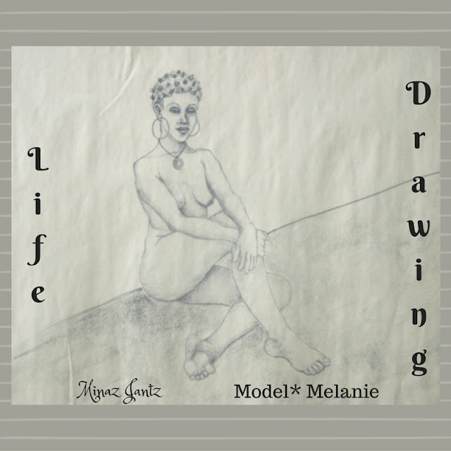 Nude Drawing by Minaz Jantz. Model Melanie