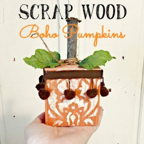 DIY Scrap Wood Pumpkins