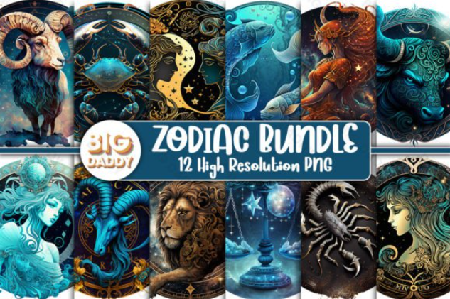 Download Zodiac Sign Bundle Clipart