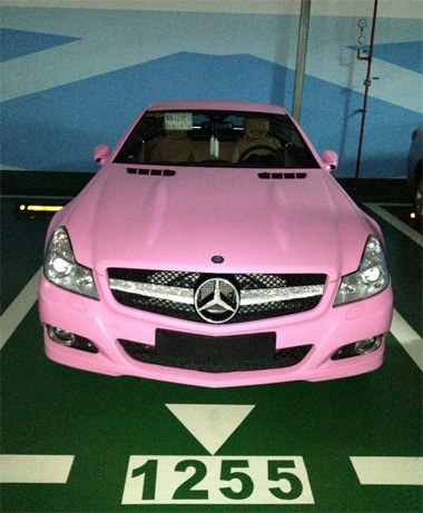 Mercedes Mclaren  on Mercedes  Mercedes Sl 63 Amg  Pink Mercedes Sl 63 Amg