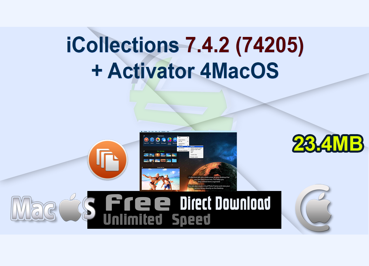 iCollections 7.4.2 (74205) + Activator 4MacOS