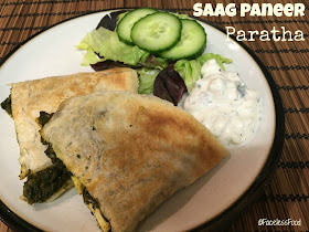 Saag Paneer Parathas