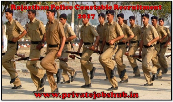 Rajasthan Police Constable Recruitment 2017