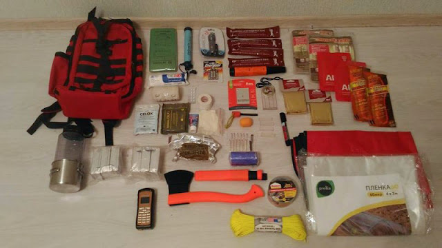 A more serious version of the survival kit