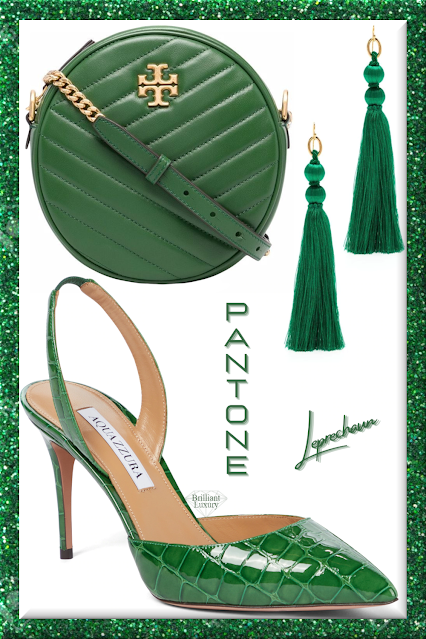 ♦Pantone Fashion Color Leprechaun AW 2021-22 #pantone #accessories #aw2021 #brilliantluxury