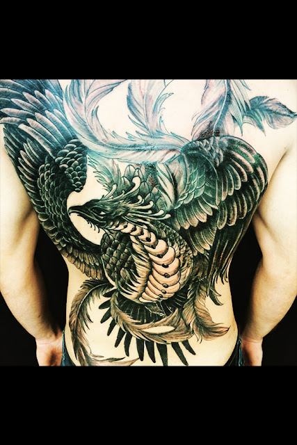 Top 20 Beautiful Phoenix Tattoo Designs รอยสักนกฟินิกซ์