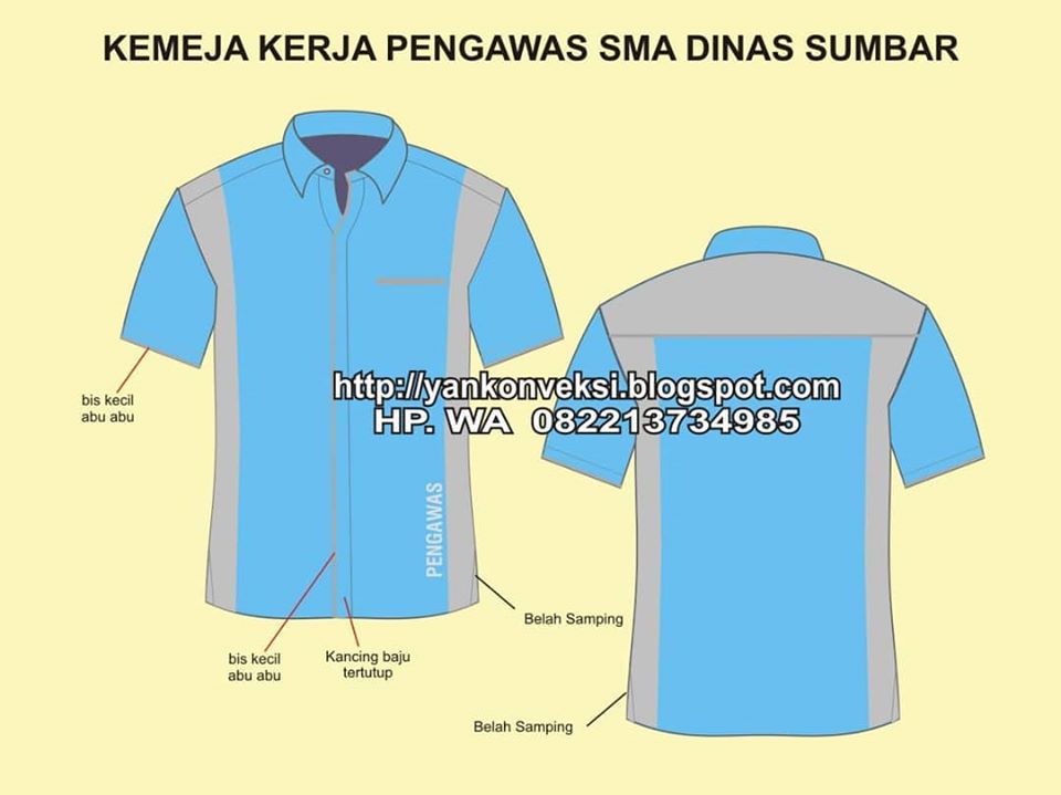 KEMEJA SERAGAM PENGAWAS SMA SUMBAR