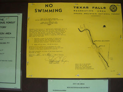 Texas Falls is great, but what's this all about no public nudity?!?! Some rules are made for breaking...