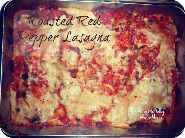 Roasted Red Pepper Lasagna Recipe