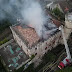 Hérault : Le château des mines de Graissessac en feu