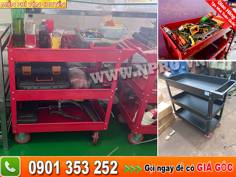 Xe đẩy đựng dụng cụ - Thiết bị lưu trữ đồ nghề giá rẻ, hiệu quả Xe-day-dung-dung-cu-gia-phap-luu-tru-do-nghe-hieu-qua-gia-re